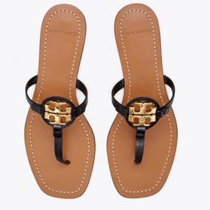 NEW Tory Burch Mini Miller Perfect Black Sandals